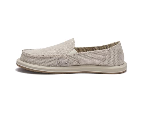 Image of Sanuk Womens Donna Hemp Loafers | Womens Shoes | Slip On Shoes for Women | Women's Slip-on Loafers | Memory Foam Footbed