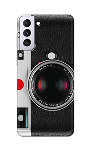 Image of Printed Hard Back Cover Case for Samsung Galaxy S21 Plus 5G | S21+ 5G Back Cover (Vintage Camera) -702