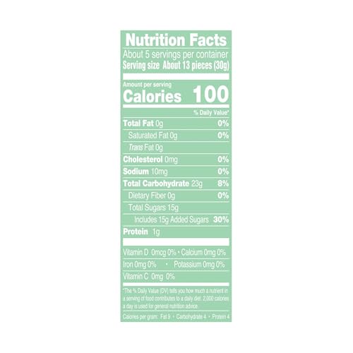 AriZona Green Tea Fruit Snacks, Gluten Free Mixed Fruit Gummy Chews 5 Ounce Individual Single Serve Bags, Green Tea,(Pack of 12)