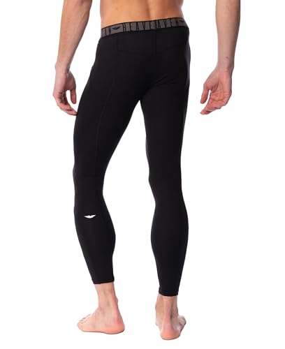 AMERICAN HEAVEN Men's Base Layer/Athletic/Running Tights/Leggings-Soft Thermal Bottoms| Multi Packs3