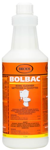 Bolbac Industrial Strength Urinal Bowl Cleaner, Removes Rust & Hard Water Stains, Cleans, Deodorizes Porcelain Surfaces, Fast-Acting Formula (1)