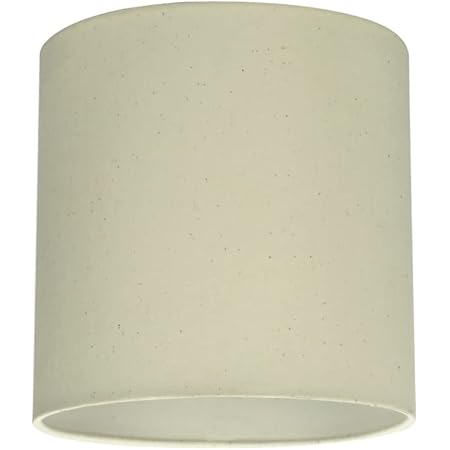 58302 Drum Shape UNO Lamp Shade, Off White 8"x8"x8