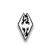 Skyrim Collectibles | Skyrim Dragon Logo Enamel Pin | Collector Pin