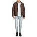 Dockers Men's James Faux Leather Jacket, Brown, Large
