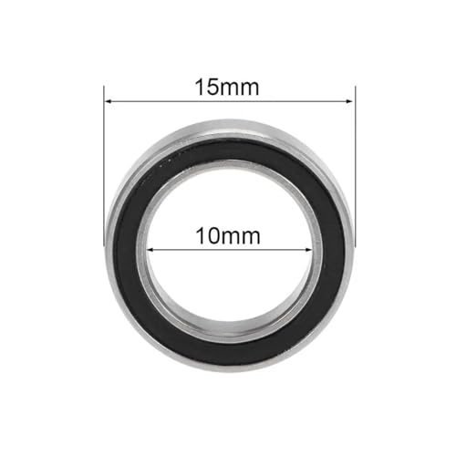 Roulements rigides à billes 6700-2RS 10x15x4mm miniatures pour modélisme et impression 3D x10