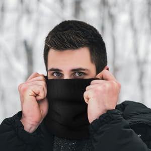 Pukavt Winter Knitted Neck Gaiter For Men And Women Neck Warmer Windproof Ski Mask Face Scarf for Cold Weather Outdoor Sports - Image 5