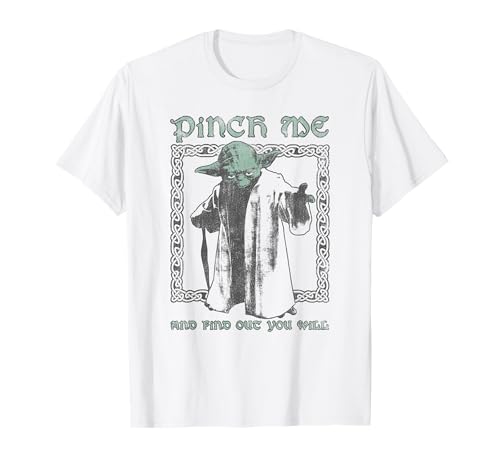 T-shirt Yoda humour vêtement Star Wars Saint-Patrick geek vert