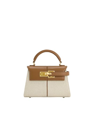 JW PEI Damen Elise Handtasche - Braunes Canvas