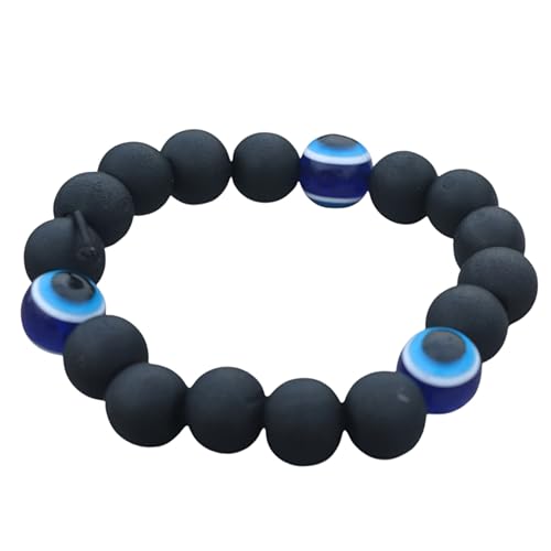 Evil Eye Beaded Bracelet – Handmade Protection Charm with Blue Nazar Beads | Unisex Adjustable Evil Eye Jewelry for Men & Women | Warding Off Negative Energy | Stylish Spiritual Gift Accessory