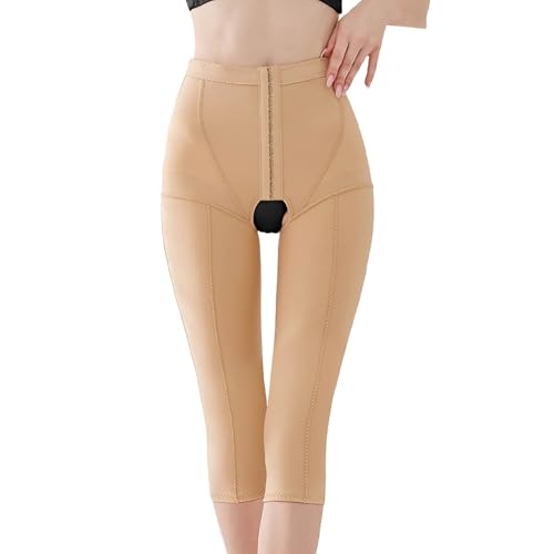 Leggings para mujer 3/4 capri efecto corpiño sin costuras que moldea la figura