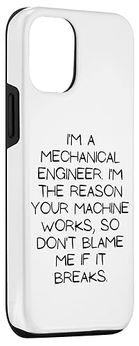 Image of iPhone 14 Motivational Saying Mechanical Engineer Learning School Gag Case