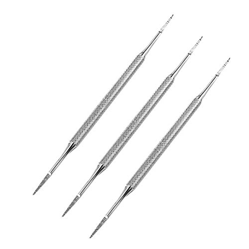 Limas para uñas encarnadas Lurrose de acero inoxidable en juego de 3 piezas para pedicura 2