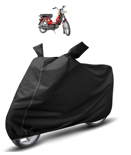 Image of Auto Hub Waterproof Scooty Cover Compatible with TVS Heavy Duty Super XL Dustproof, UV Protection Two Wheeler Scooty Heavy Duty Super XL Cover - Black