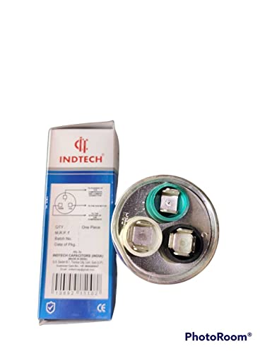 Image of INDTECH Dual Motor Run Capacitors For Air Conditioners, Motors Compressors, Air Handlers, Refrigeration (45MFD)