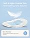 Nuliie High-Absorbency Blue Core Nursing Pads 200 Count, Disposable Breast Pads for Heavy Leaking, Stay Dry Day & Night, Leakproof, Individually Wrapped
