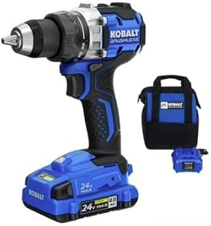 1/2-in 24-Volt Max-Volt Lithium Ion (Li-ion) Variable Speed Brushless Cordless Hammer Drill Bare Tool Only (Tool Only, Model #kdd524b-03)