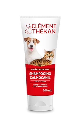 Clément Thékan - Clément Thékan - Shampooing Calmocanil - Anti-Démangeaisons - Calme et Soulage Les Démangeaisons - Chiens et Chats - Shampooing 200 ML