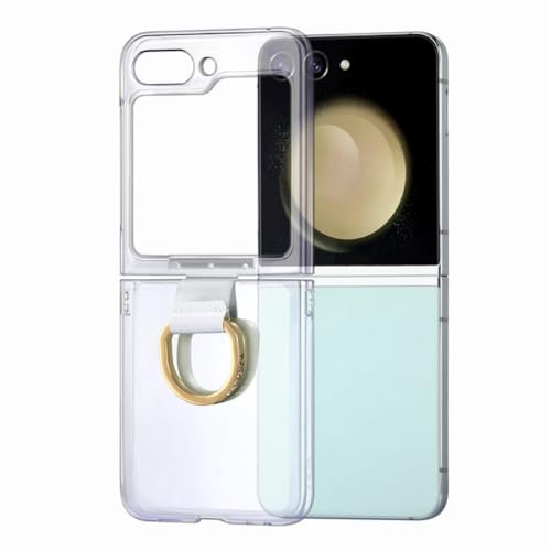 Coque Samsung Z Flip5 antichoc avec anneau de maintien et protection objectif Galaxy Z Flip4