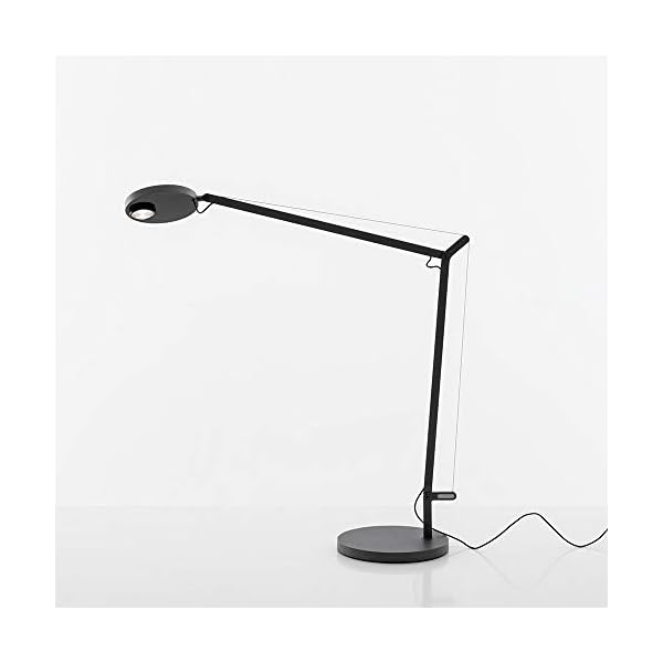 ARTEMIDE Demetra LED 12W 30K 90CRI Dimmable Professional Matte Black Table Lamp with Base - Image 3