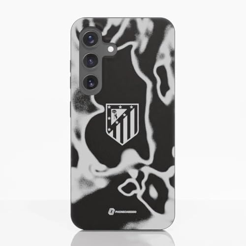 Coque Samsung S25 Atlético de Madrid noire - Protection ergonomique et légère