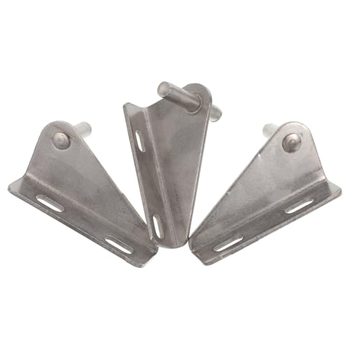 FUNNETOYU 3 Piezas Bisagra Puerta Congelador Acero Inoxidable para Frigorífico Comercial Eje Puerta Fiable para Congeladores Dobles y Almacenamiento de Hielo Bisagra Metálica Resistente