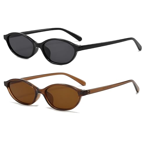 ADE WU Small Sunglasses for Women 90s Sunglasses Womens Fashion Oval Sun Glasses4