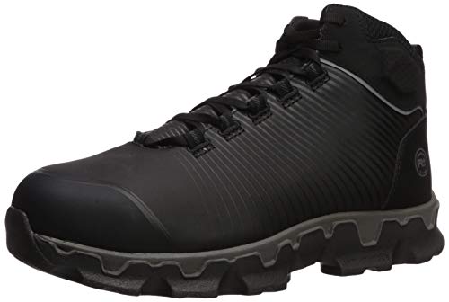 Timberland PRO Men's Powertrain Sport Mid Alloy Safety Toe Electrical Hazard Industrial Athletic Work Shoe