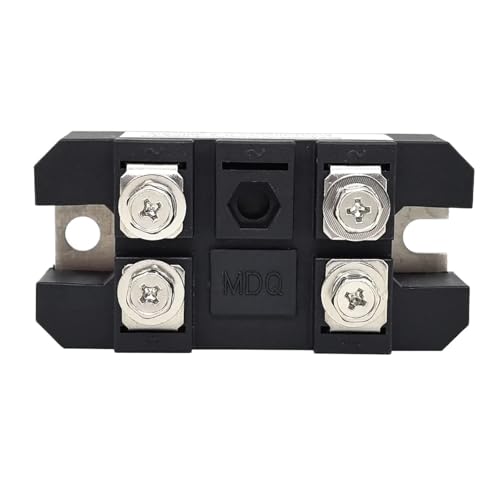 Image of 1pcs Single-phase rectifier bridge MDQ100A1600V rectifier, battery 12V 24V 36V 48V 60V 220V 600V 800V 1000V charger to DC conversion(Hs2095 Radiator)