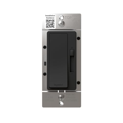 Radiant 150-Watt Single-Pole/3-Way LED Advanced Dimmer Black