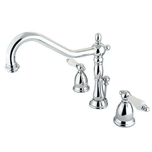 Kingston Brass KS1991PL Heritage Widespread Bathroom Faucet 