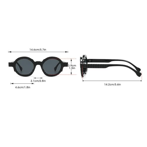 Lunettes de soleil rondes protégeant vos yeux avec style punk - 7