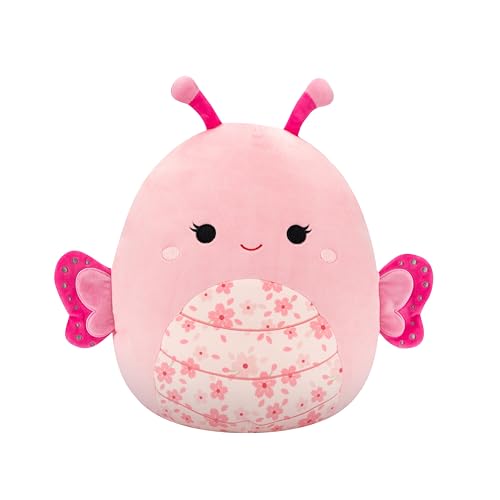 Squishmallows Original 12in Mogo The Pink Sakura Butterfly – Official Jazwares Plush (Medium-Sized)