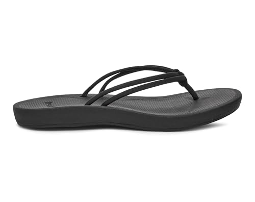 Image of Sanuk Womens Cosmic Sands | Water Resistant Flip Flops for Women | EVA Footbed With Arch Support | Women's Beach Sandals