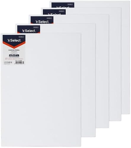 VSelect-20x30cm A4 Canvas Panels for Painting, Cotton Canvas Boards