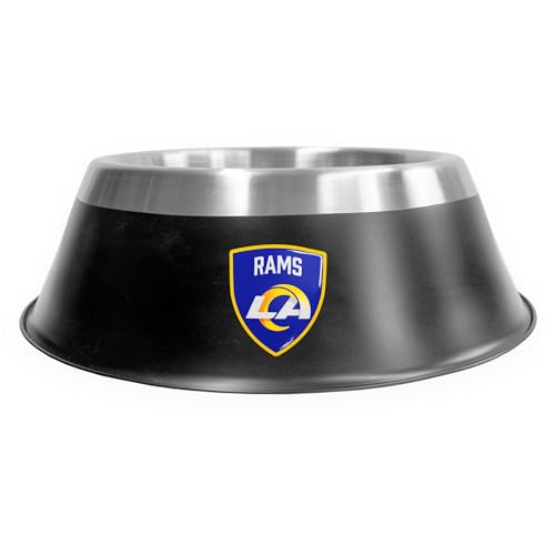 Littlearth NFL Los Angeles Rams MVP Pet Bowl- Size Large