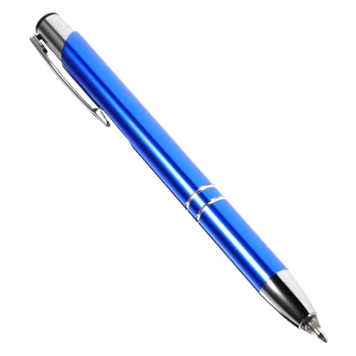 FOYTOKI ライト付きボールペン ink いんく stylus pen highlighter ライト付きペン先 サイン ledライト 金属 光 懐中電灯 腹筋 Blue