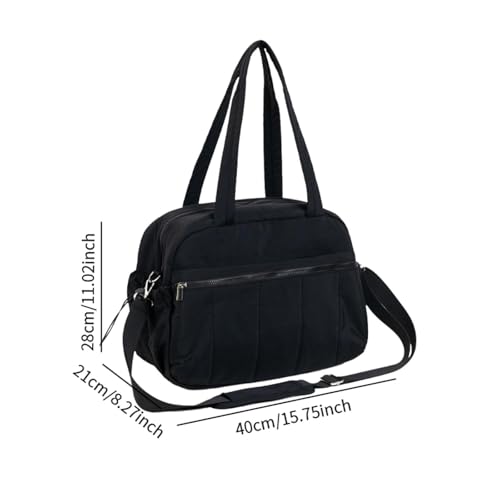 Qianly Mochila de Ginástica para Atividades Esportivas, Preto