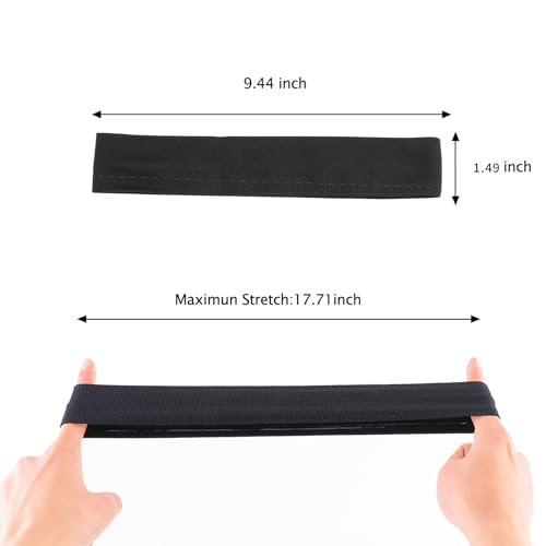 Image of Workout Headbands Non Slip Headband Sport Headbands Sweatbands Elastic Sport Hair Bands for Sports Travel Indoor Fitness Gym