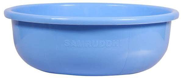 Image of Plastic Bath Tub Unbreakable Plastic Multipurpose Bath Tub Washing Tub in House for MultipuAADB International rpose Work (Blue 7.75 LTR)