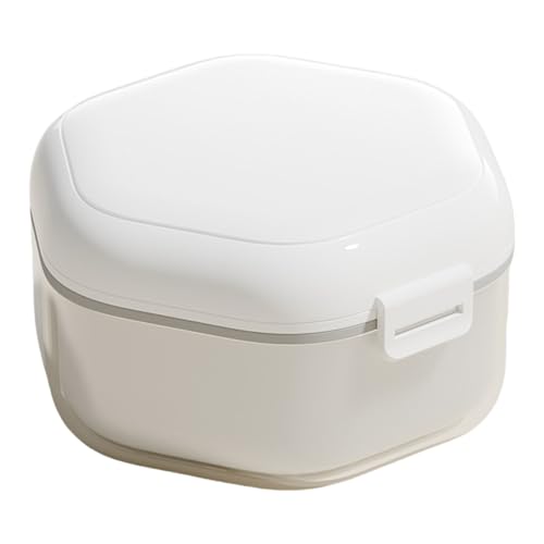 Immagine prodotto: Piceioep Scatola di immagazzinaggio trasparente per protesi per uso domestico Viaggio Ventilato Dentali Caso Denti Fermo Holder Bocca Guard Holder