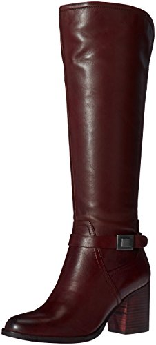Franco Sarto Women's Arlette Riding Boot, Burgundy, 5 M US