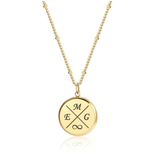 TMT Personalisierte Kette Damen mit Buchstaben Anhänger | Kette mit Gravur für Mama | Namenskette Gold Silber und Rosegold als Muttertagsgeschenk