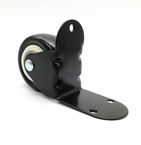 Roulettes pivotantes en L pour meubles lot de 4 avec vis charge 120 kg