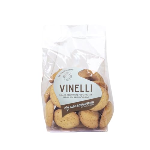 BONGIOVANNI FARINE E BONTA' NATURALI Biscotti Vinelli con Langhe DOC Arneis 150g
