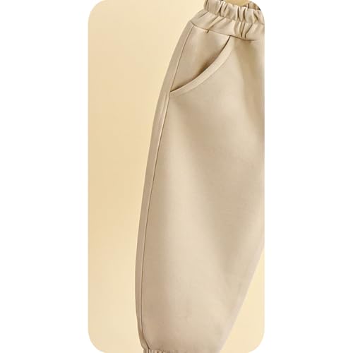 Kids Boys Loose Harlen Pants Elastic Waist Wide Leg Sweatpants Casual Straight Leg Jogger Trousers with Pocket3