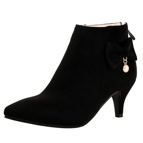Bottines Chelsea Femme Talon Chaton Chaussures Bureau Elegantes