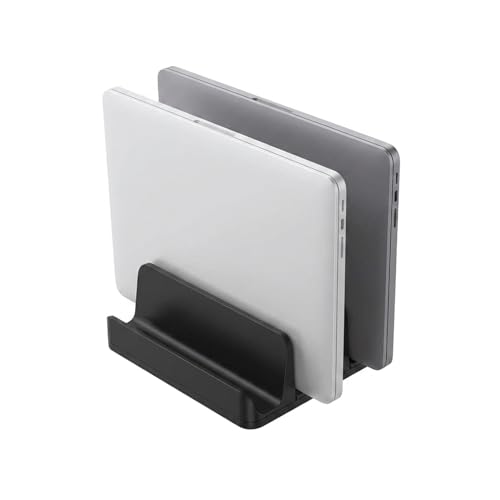 �m�[�g�p�\�R���X�^���h �c�u�� 3����[ �������\�i3cm�`8cm�j �A���~�� �u���b�N�E�O���[ �m�[�g�p�\�R���E�^�u���b�g�Ή� �p�\�R���z���_�[ �f�X�N������[ �ȃX�y�[�X ���p (�ɂ��イ����,�u���b�N)
