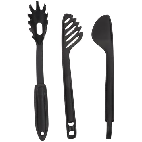 NIYANGLE Pinzas para Espaguetis y Cucharas Multiusos de Nylon Resistentes al Calor Utensilios de Cocina Ligeros y Fáciles de Limpiar Aptos para Uso Doméstico y Buffet