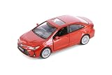 Showcasts Toyota Corolla Hybrid 32432D - 1/33 Scale Diecast Model Car (Orange)