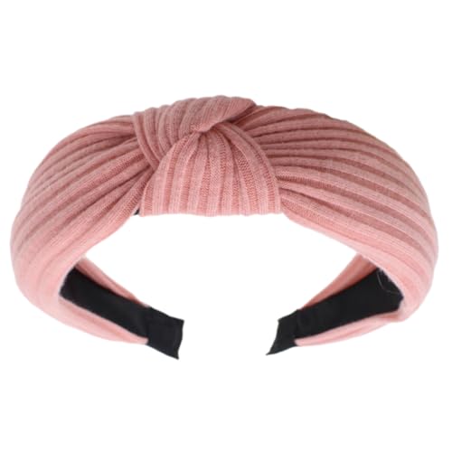 Diadema anudada para mujer, de tela de punto, con diseño de calavera, ancha para lavado facial y cuidado diario de la piel